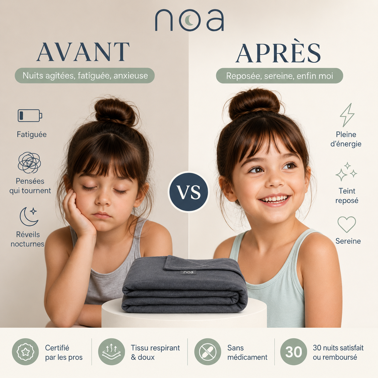 Noa Cocon Compression Enfant - vue 4